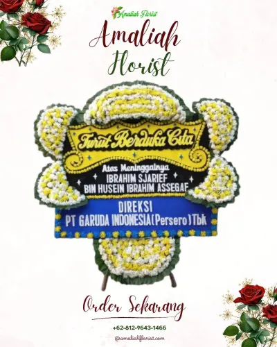 Papan Bunga Duka di Petogogan